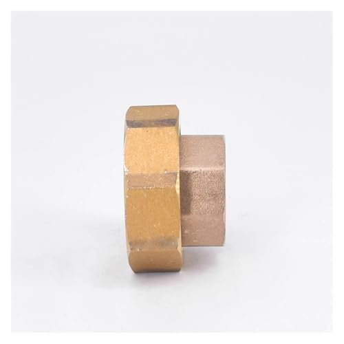 Rohrverschraubung aus Messing, 3,8 cm (1 1/2 Zoll) weiblich auf 2,5 cm Innengewinde, für Wasserzähler von WJZJSVWTAU