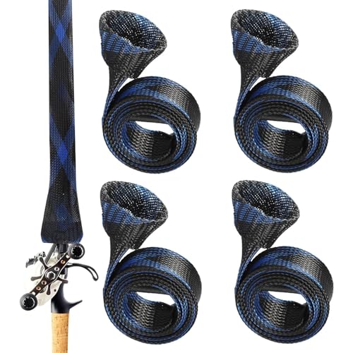 WJnflQN Angelruten Hülle | Angelruten-Schutzüberzüge,4er-Set Elastische Wasserdichte Schutzhüllen Für Angelruten Am Boot Flussufer Steg See & Garage WJnflQN Angelruten Hülle | Angelruten-Schutzüberzüge,4er-Set Elastische Wasserdichte Schutzhüllen Für Angelruten Am Boot Flussufer Steg See & Garage von WJnflQN