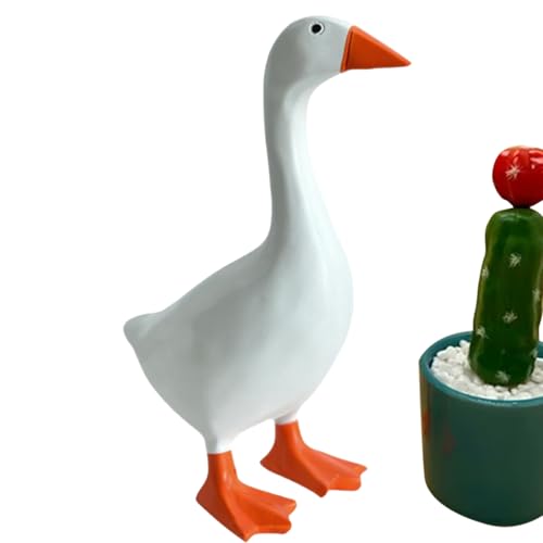 WJnflQN Gänse Schlüsselhalter - Enten Deko-Figur - Tischdekoration Für Wohnzimmer Eingangsbereich Nachttisch Küche von WJnflQN
