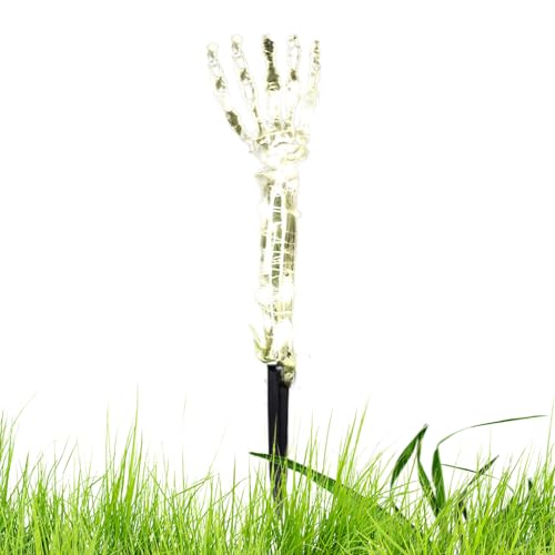 WJnflQN Halloween-Skelett-Erdspieße | Halloween-Dekoration, Solar- , Geist, realistischer Arm, Friedhofszubehör für Dekoration von Garten, Hinterhof, Allee, Rasen WJnflQN Halloween-Skelett-Erdspieße | Halloween-Dekoration, Solar- , Geist, realistischer Arm, Friedhofszubehör für Dekoration von Garten, Hinterhof, Allee, Rasen von WJnflQN