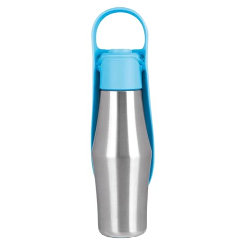 WJnflQN Hundewanderung Trinkflasche,Wasserspender Für Welpen Mit Napf - 750ml Edelstahl Auslaufsicher Behälter Für Hund Katze Wanderung Camping Outdoor WJnflQN Hundewanderung Trinkflasche,Wasserspender Für Welpen Mit Napf - 750ml Edelstahl Auslaufsicher Behälter Für Hund Katze Wanderung Camping Outdoor von WJnflQN
