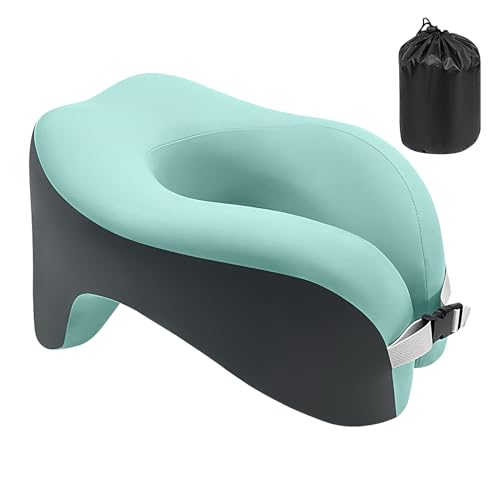 WJnflQN Nackenkissen,U-förmiges Nackenstützkissen - U-förmiges Nickerchen Zubehör Memory-Schaum für Outdoor Camping Yoga Flugzeug Auto Pendeln Schule von WJnflQN