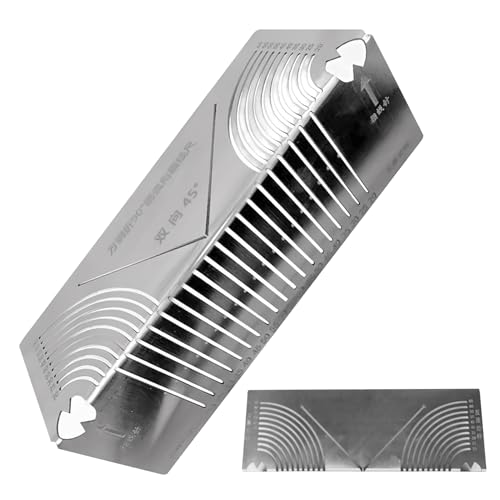 WJnflQN Präzises Flexibles Winkelmesswerkzeug,Rechtwinkelmesswerkzeug | Metall Parallelzeichner-Hilfe Für Holzhandwerk Rohrbiegen Schweißen von WJnflQN