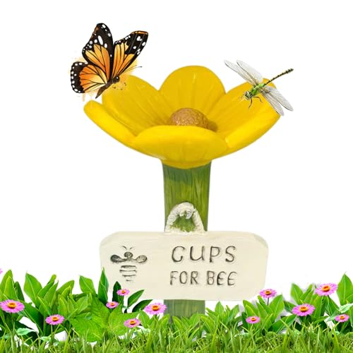 WJnflQN Schmetterlings-Bewässerungsbecher | Blumenförmige Garten- -Trinkbecher | bunte Schmetterlingsbecher für Bestäuber für Garten, Rasen, Weg, Auffahrt, Terrasse WJnflQN Schmetterlings-Bewässerungsbecher | Blumenförmige Garten- -Trinkbecher | bunte Schmetterlingsbecher für Bestäuber für Garten, Rasen, Weg, Auffahrt, Terrasse von WJnflQN
