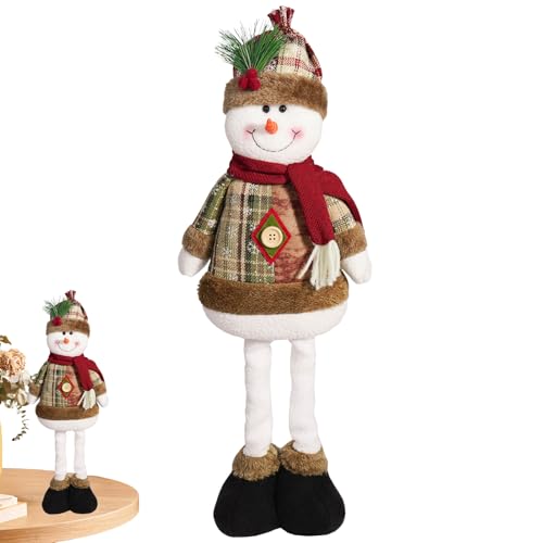 WJnflQN Weihnachtsmann-Dekoration, Weihnachtsmann-Dekoration | Stehender Weihnachts-mit ausziehbaren Beinen, Dekoration | Stehende Figur, weihnachtliche Wohndekoration für Weihnachtsbaum, Tisch WJnflQN Weihnachtsmann-Dekoration, Weihnachtsmann-Dekoration | Stehender Weihnachts-mit ausziehbaren Beinen, Dekoration | Stehende Figur, weihnachtliche Wohndekoration für Weihnachtsbaum, Tisch von WJnflQN