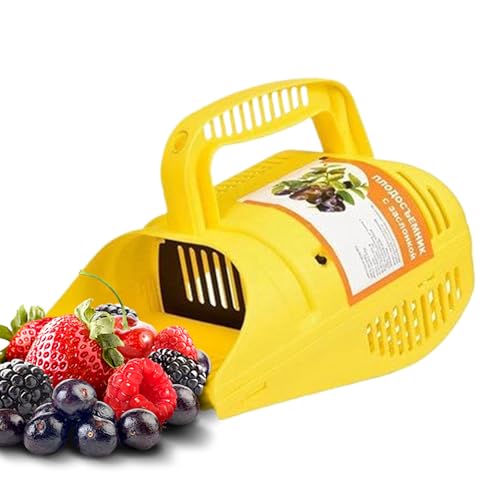 WJnflQN Werkzeug Zum Pflücken Von Heidelbeeren - Leichtes Tragbares Pflückgerät - Ergonomischer Garten Rechen Mit Kamm Zum Beerenpflücken Für Zuhause Garten Obstgarten Himbeeren Brombeeren von WJnflQN