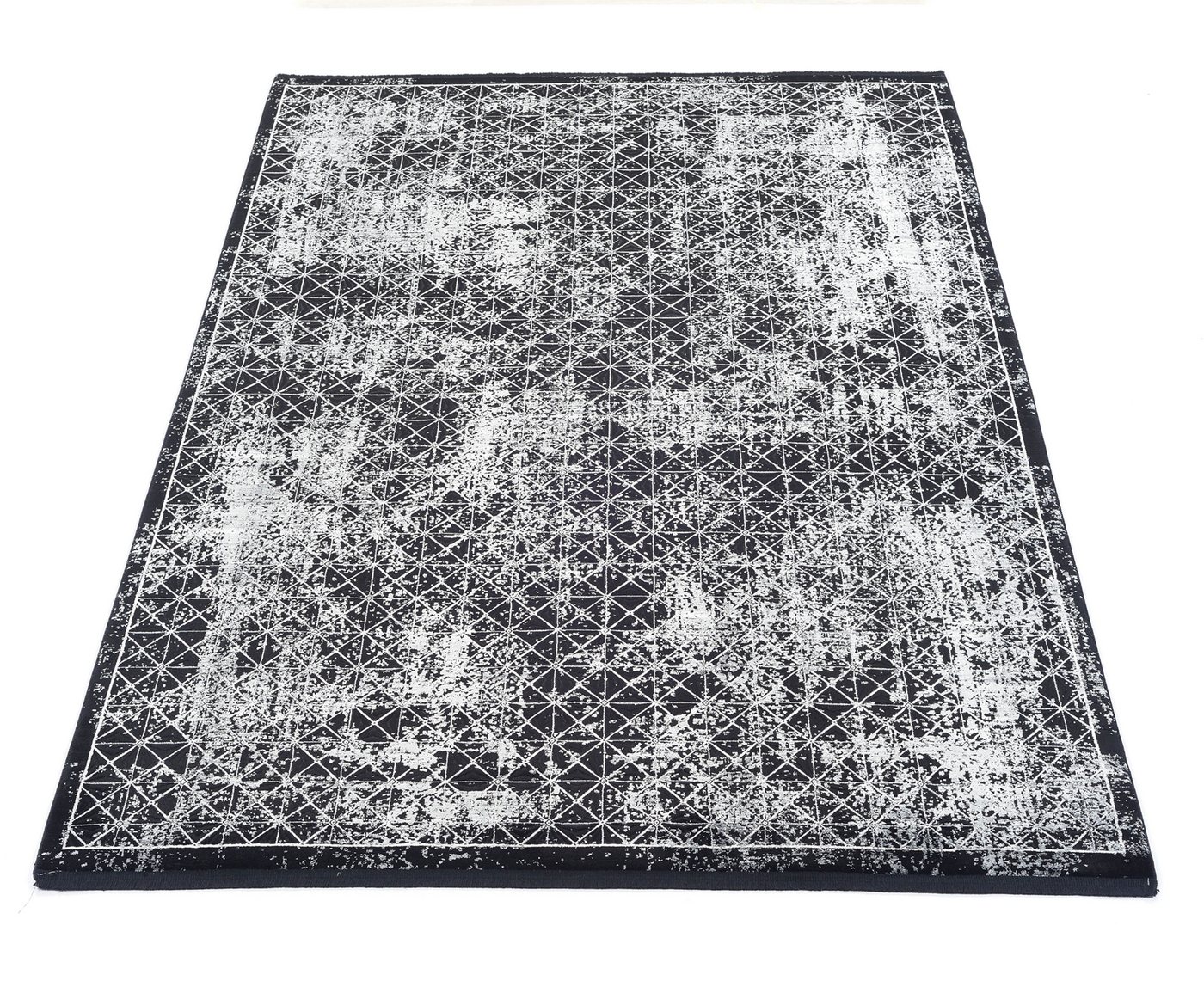 Teppich BLACKLINE DIAMOND, WK WOHNEN, rechteckig, Höhe: 8 mm, fein eingefasst, sowie speziell veredelt, besonders flache Struktur von WK WOHNEN
