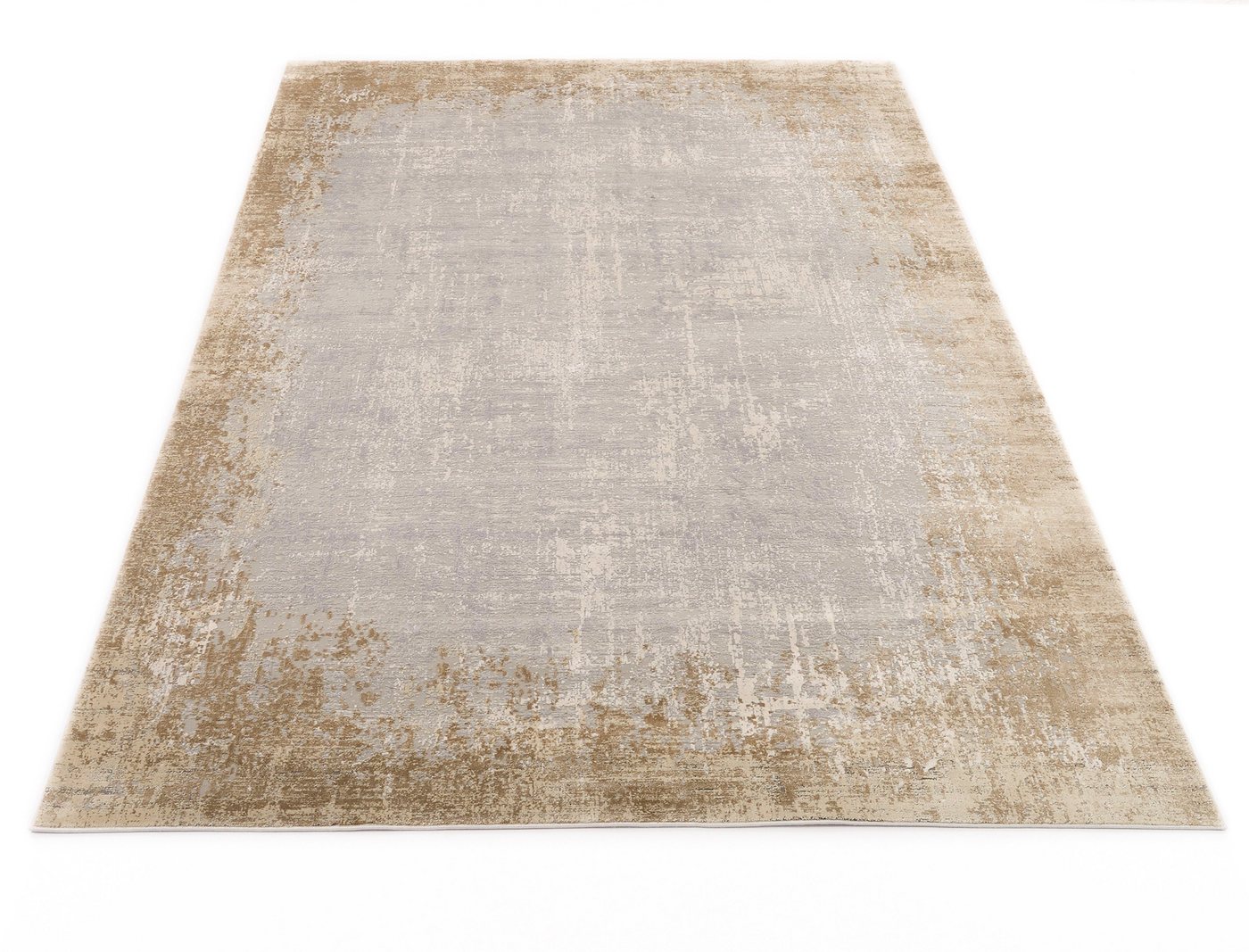 Teppich BORDER, WK WOHNEN, rechteckig, Höhe: 8 mm, hochwertiger Viskoseanteil, samtweiche Oberfläche mit 3 D Effekt von WK WOHNEN