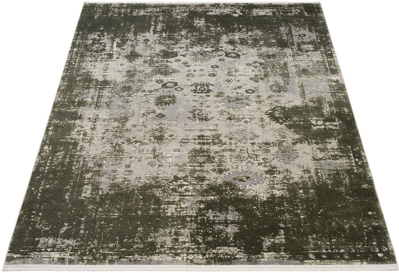 Teppich GLAMOUR, WK WOHNEN, rechteckig, Höhe: 8 mm, hochwertiger Viskoseanteil, samtweiche Oberfläche mit 3 D Effekt von WK WOHNEN