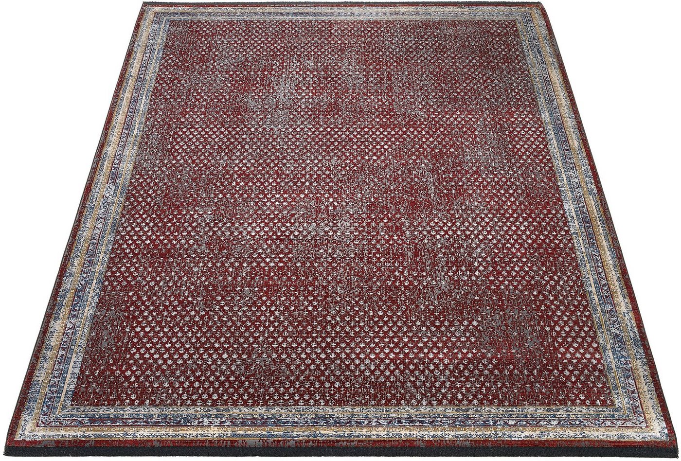 Teppich POINTS, WK WOHNEN, rechteckig, Höhe: 7 mm, hochwertiger Materialmix mit seidigem Glanz von WK WOHNEN