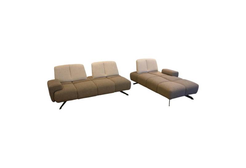 WK WOHNEN Polstergarnitur Ecksofa Garnitur WK 515 Joker Stoff Cosmo Anthrazit Light Mit von WK WOHNEN