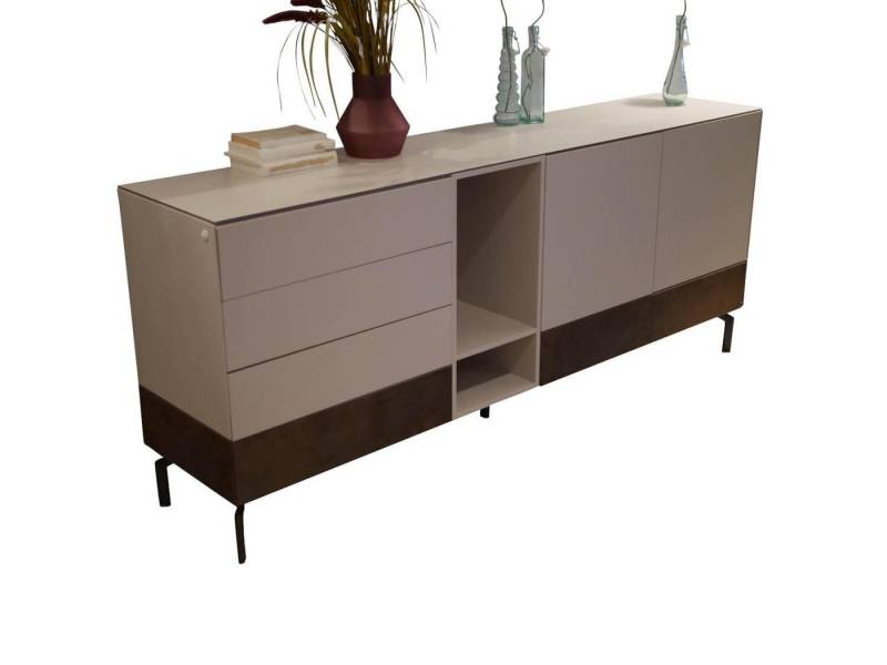 WK WOHNEN Sideboard Sideboard WK 430 Majestro Grau von WK WOHNEN
