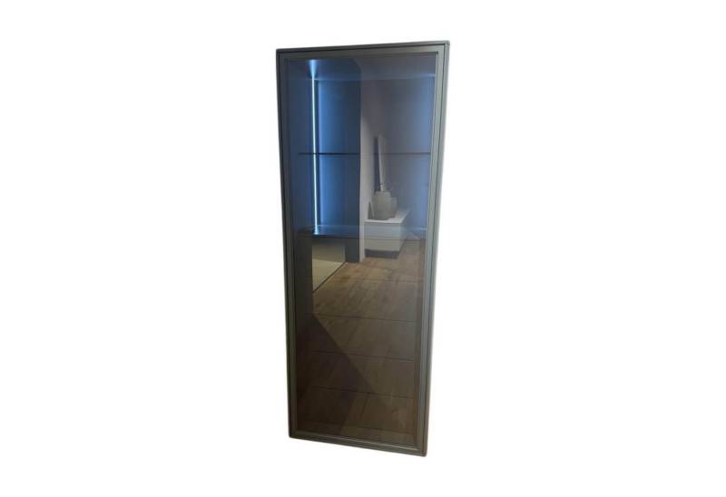WK WOHNEN Standvitrine Vitrine WK 418 Zola Glattlack Blaugrün 433 Glas Grau 091 Inklusive von WK WOHNEN