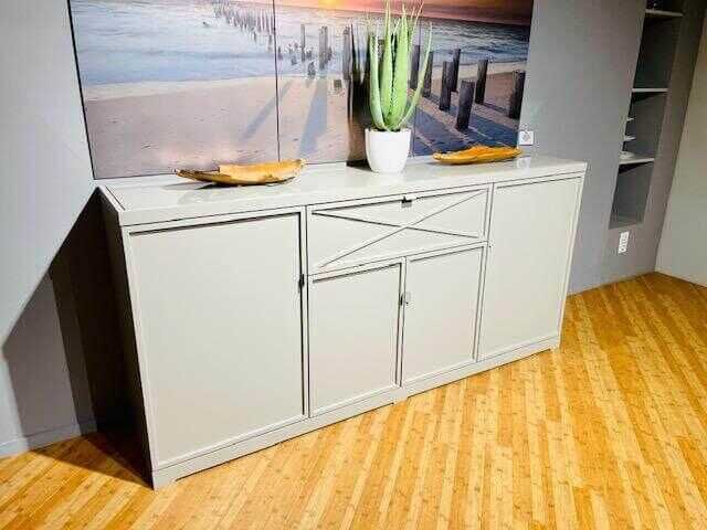 Sideboard WK 446 Acienda Lack Muschel-Grau Sikkens F6.05.60 von WK Wohnen