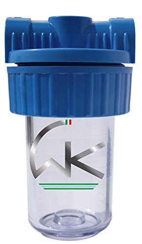 WK wkcont12 Filterbehälter 5 1/2 Zoll Dreiwege-Filter, durchsichtig von WK