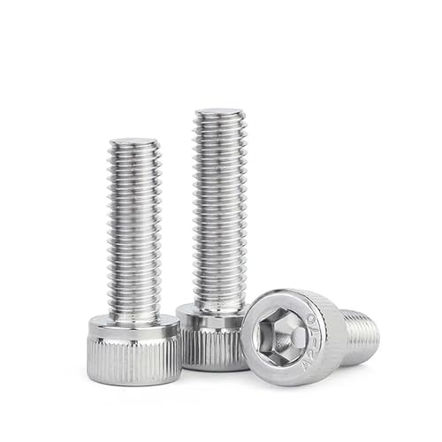 WKAIYUAN M5 304 Edelstahl DIN912 Sechskantschraube mit Innensechskant(60mm) von WKAIYUAN