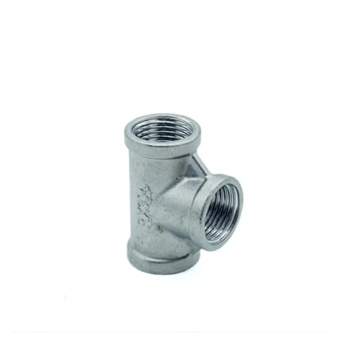 WKAIYUAN Männlich + männlich + weiblich Gewinde 3 Weg T T Rohr Fitting 1/4 "1/2" 3/4 "1" 1-1/4 "1-1/2" gewinde 304 Edelstahl(F x F x F,3/4") von WKAIYUAN