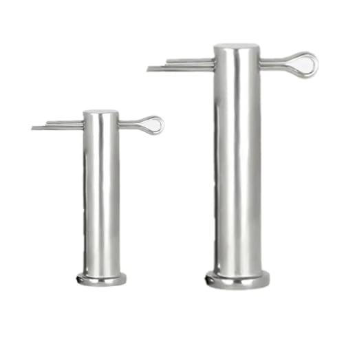 WKAIYUAN Zylinderstifte M20 304 Edelstahl Swith Hole Pin Shaft Splintsatz Flachkopf Zylinderstift Steckerstift(M20x40-1pcs) von WKAIYUAN