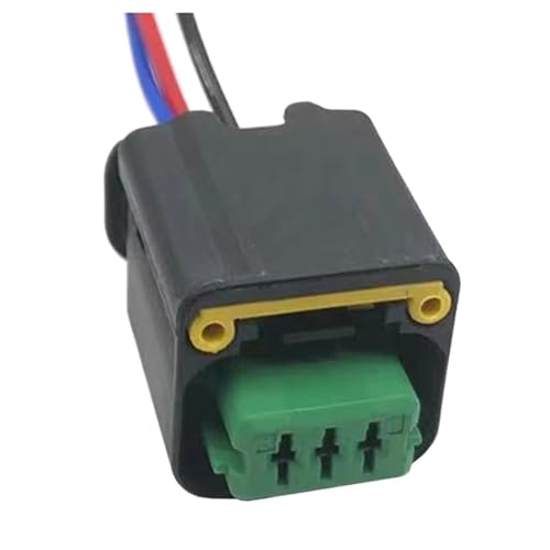 1 Set 3 Pin Auto Kurbelwellensensor Stecker 1801179-1 1801179 Wasserdichte Elektronische Stecker Mit 15cm Draht(3p female C,20 S) von WKEWANG
