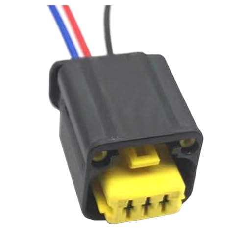 1 Set 3 Pin Auto Kurbelwellensensor Stecker 1801179-1 1801179 Wasserdichte Elektronische Stecker Mit 15cm Draht(3p female D,20 S) von WKEWANG