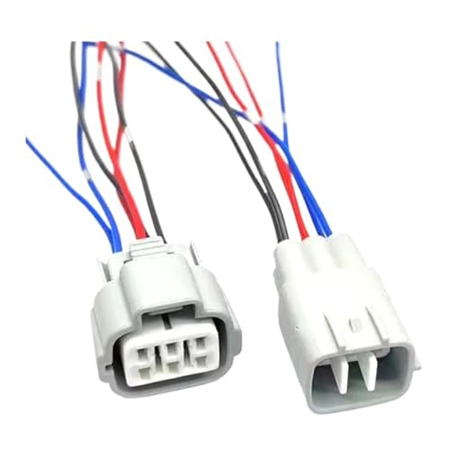 1 Set 6 Pin 2,2mm Gaspedal Licht Lampe Stecker Klimaanlage Kompressor Kabelbaum 6189-0323 6188-0175(6p male female,10 S) von WKEWANG