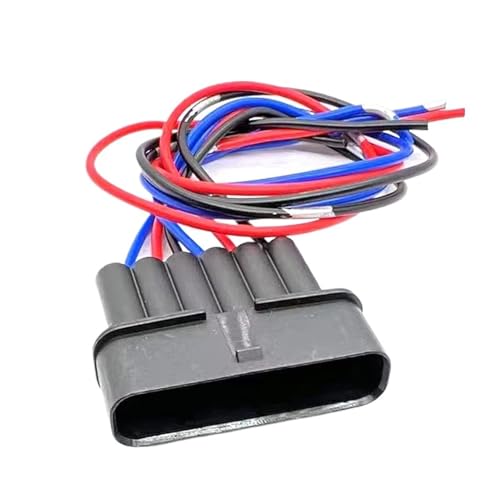 1 Set 6 Pin 7283-1968-30 90980-11858 Automobil Motor Dämpfer Stecker Gaspedal Stecker(6P M,5 S) von WKEWANG
