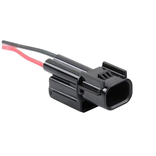2 Pin Auto Wasserdichte Steckdose Scheinwerfer Tagfahrlicht Nebel Licht Kabelbaum Stecker 6189-7408 6181-6851(2pin male,1 S) von WKEWANG