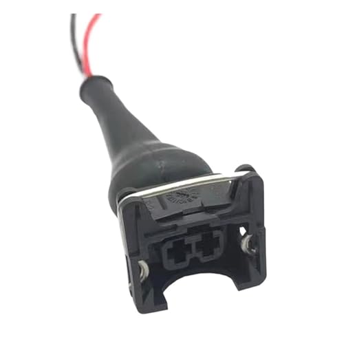 2pin DJ70227-3.5-21 Kabelbaum Junior Power Wasserdichter Anschlussstecker mit Gummistiefel(2P F,10 S) von WKEWANG