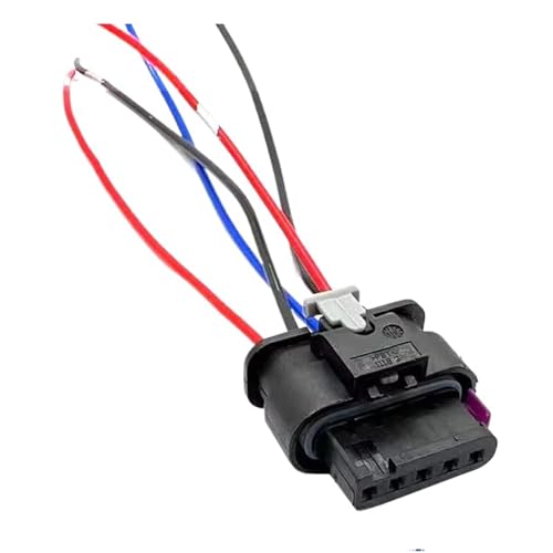 5 Pin 4F0973705 Auto Elektrische Stecker Wasserdicht Luftmassenmesser Sensor Harness stecker 8K0973205 5 Pin 1-17(5p female,20 S) von WKEWANG