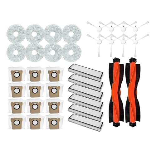 WKFBIFLY 36-teiliges HEPA-Filter-Mopptuch-Staubbeutel for Staubsauger X20+/X10+/X20 Plus/X10 Plus von WKFBIFLY