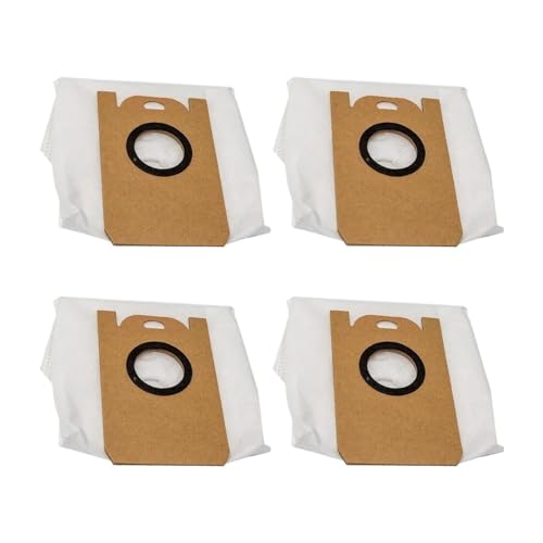WKFBIFLY 4/10 Stück Staubbeutel kompatibel mit Redkey R10 Roboter-Staubsauger, große Kapazität, Staubbeutel, Heimwerker-Reinigungswerkzeuge, Zubehör(4PACK) von WKFBIFLY