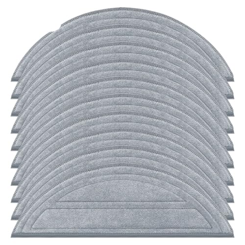 WKFBIFLY 4/10er-Pack Mopptücher Mikrofaser-Ersatz-Bodenreinigungstücher, kompatibel mit Q10 S5/Q10 S5+ Staubsaugerzubehör(10 PACK) von WKFBIFLY