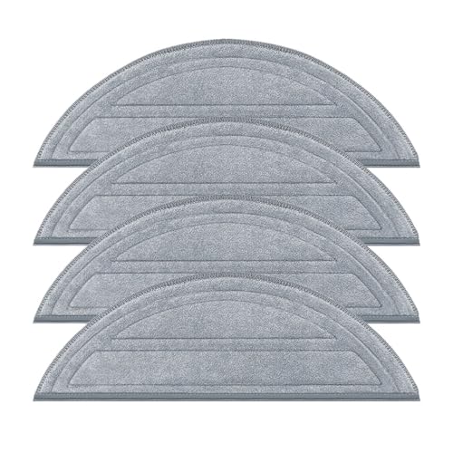 WKFBIFLY 4/10er-Pack Mopptücher Mikrofaser-Ersatz-Bodenreinigungstücher, kompatibel mit Q10 S5/Q10 S5+ Staubsaugerzubehör(4 PACK) von WKFBIFLY