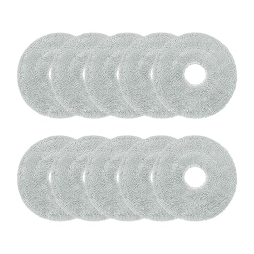 WKFBIFLY Ersatz-Mikrofaser-Mopptuch-Pad, kompatibel mit Mijia M40/D110CN/M40S/OV31CN Roboter-Staubsauger-Waschzubehör von WKFBIFLY