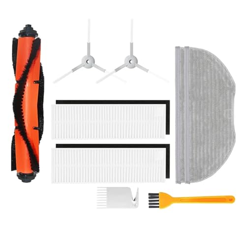 WKFBIFLY Filterrolle, Bürste, Wischtuch, kompatibel mit Xiaomi Mijia Mi Robot Vacuum-Mop Essential G1 MJSTG1 Staubsauger-Teilezubehör von WKFBIFLY