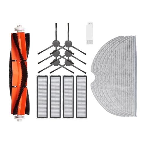 WKFBIFLY Kompatibel mit Bot D9 MAX L10 Pro Roboter-Staubsauger-Zubehör, Hauptseitenbürste, Wischtuch, Hepa-Filter-Ersatz von WKFBIFLY