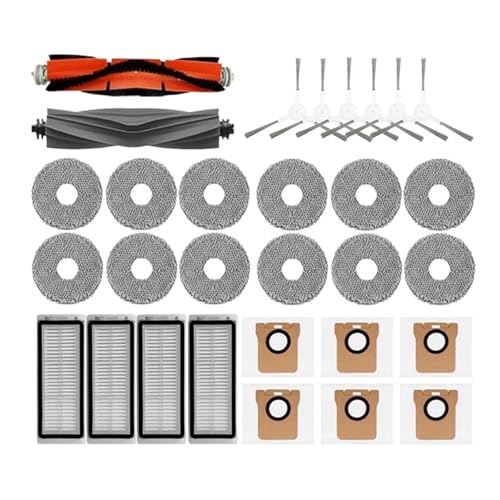 WKFBIFLY Kompatibel mit Bot L20 Ultra / X20 Pro Hauptseitenbürste Hepa-Filter Mopp Staubbeutel Roboter-Staubsauger Ersatz Ersatzteile WKFBIFLY Kompatibel mit Bot L20 Ultra / X20 Pro Hauptseitenbürste Hepa-Filter Mopp Staubbeutel Roboter-Staubsauger Ersatz Ersatzteile von WKFBIFLY