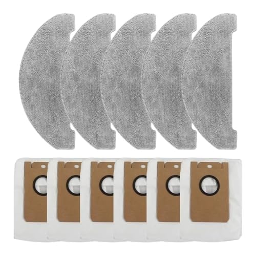 WKFBIFLY Kompatibel mit Cleanova W11 Selbstentleerender Roboter-Staubsauger-Zubehör, Staubbeutel, Wischtuch-Ersatzset WKFBIFLY Kompatibel mit Cleanova W11 Selbstentleerender Roboter-Staubsauger-Zubehör, Staubbeutel, Wischtuch-Ersatzset von WKFBIFLY