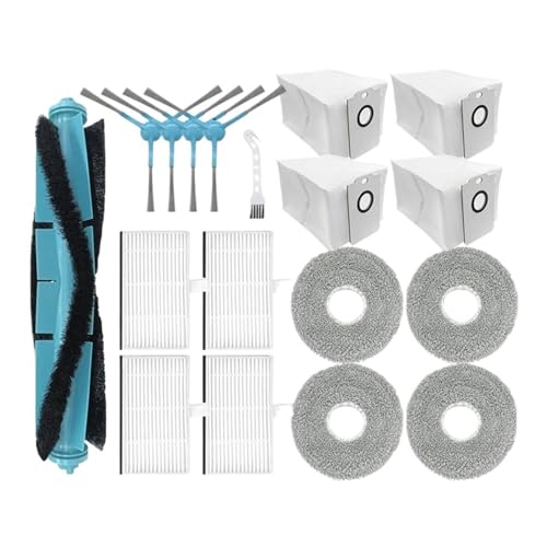 WKFBIFLY Kompatibel mit Conga 9590/9990/10090 AI Spin Revolution Ultra Power Home Hauptseitenbürste Hepa-Filter Staubbeutelteile von WKFBIFLY