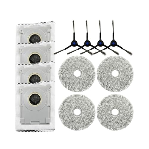 WKFBIFLY Kompatibel mit Deebot Mini Kehrmaschine Ersatzteile Seitenbürste Staubbeutel Lappen Müll Ersatz Roboter-Staubsauger WKFBIFLY Kompatibel mit Deebot Mini Kehrmaschine Ersatzteile Seitenbürste Staubbeutel Lappen Müll Ersatz Roboter-Staubsauger von WKFBIFLY