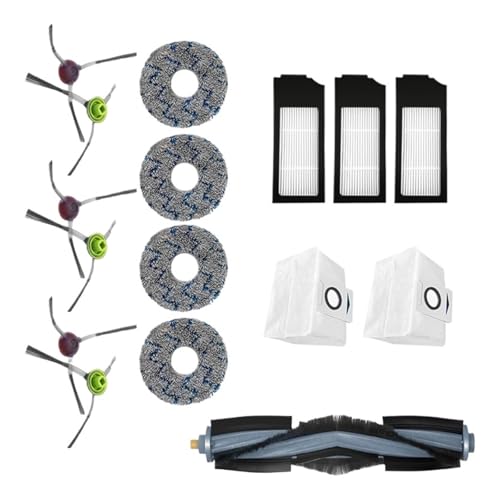 WKFBIFLY Kompatibel mit Deebot X1 Omni Turbo Roboter-Staubsauger, Hauptseitenbürste, Hepa-Filter, Wischtuch, Staubbeutel, Ersatzteile WKFBIFLY Kompatibel mit Deebot X1 Omni Turbo Roboter-Staubsauger, Hauptseitenbürste, Hepa-Filter, Wischtuch, Staubbeutel, Ersatzteile von WKFBIFLY