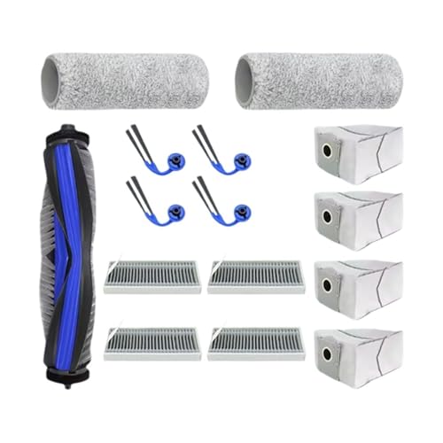 WKFBIFLY Kompatibel mit Deebot X9 Pro Omni/Staubsauger-Ersatzteile, Hauptseitenbürste, Hepa-Filter, Wischtuch, Staubbeutel WKFBIFLY Kompatibel mit Deebot X9 Pro Omni/Staubsauger-Ersatzteile, Hauptseitenbürste, Hepa-Filter, Wischtuch, Staubbeutel von WKFBIFLY