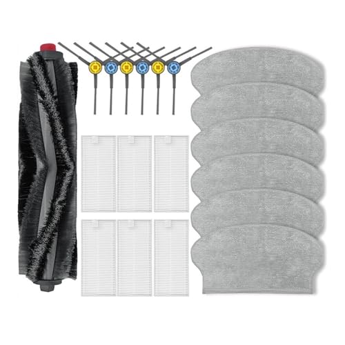 WKFBIFLY Kompatibel mit Eureka NER600 Hauptseitenbürste Hepa-Filter Mopp Lappen Staubsauger Teile Ersatz-Kit von WKFBIFLY