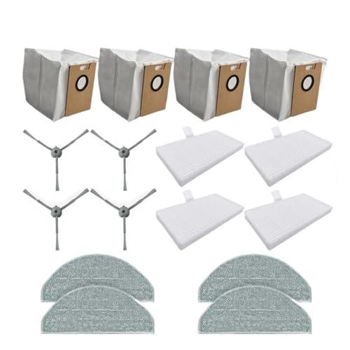 WKFBIFLY Kompatibel mit Lydsto R1 Edge/R1D Edge, Miwhole M9 Lite, Roidmi Eve Rook/Eve Rook S-Teilen, Staubbeutel, Hepa-Filter, Seitenbürste WKFBIFLY Kompatibel mit Lydsto R1 Edge/R1D Edge, Miwhole M9 Lite, Roidmi Eve Rook/Eve Rook S-Teilen, Staubbeutel, Hepa-Filter, Seitenbürste von WKFBIFLY