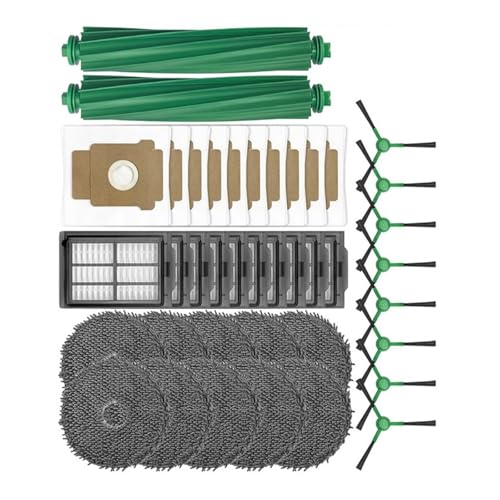 WKFBIFLY Kompatibel mit Plus 405/505 Combo Ersatzteile Zubehör Hauptseitenbürste Hepa-Filter Mopp Staubbeutel WKFBIFLY Kompatibel mit Plus 405/505 Combo Ersatzteile Zubehör Hauptseitenbürste Hepa-Filter Mopp Staubbeutel von WKFBIFLY