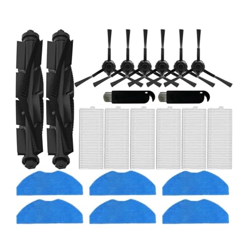 WKFBIFLY Kompatibel mit Polaris PVCR 6001 IQ Home Aqua/Beko VRR80214VB VRR94314VB Roboter-Staubsauger, Haupt-Seitenbürstenfilter, HEPA-Mopp WKFBIFLY Kompatibel mit Polaris PVCR 6001 IQ Home Aqua/Beko VRR80214VB VRR94314VB Roboter-Staubsauger, Haupt-Seitenbürstenfilter, HEPA-Mopp von WKFBIFLY