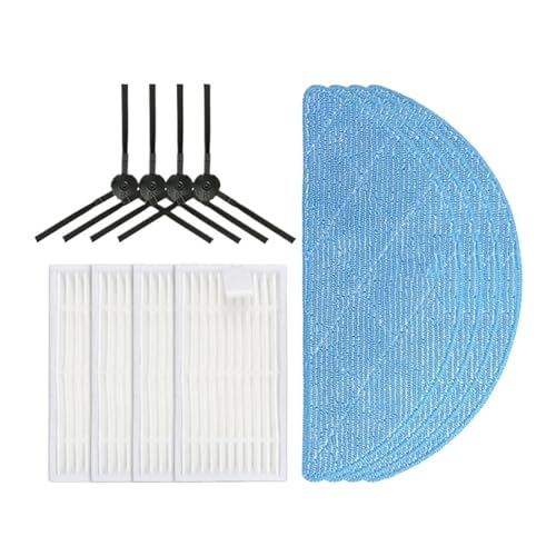 WKFBIFLY Kompatibel mit QV 35A/QV 35S Roboter-Staubsauger, Ersatzteile, Hauptseitenbürste, HEPA-Filter, Wischpads von WKFBIFLY