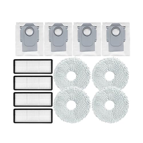 WKFBIFLY Kompatibel mit Qrevo Curv Ersatz-HEPA-Filter, Mopp-Pad, Staubbeutel, Ersatzteile, Zubehör von WKFBIFLY