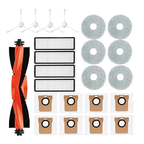 WKFBIFLY Kompatibel mit Roboterstaubsauger X20 + / X20 Plus Teile Hauptseitenbürste Hepa-Filter Mopptuch Staubbeutel Ersatz WKFBIFLY Kompatibel mit Roboterstaubsauger X20 + / X20 Plus Teile Hauptseitenbürste Hepa-Filter Mopptuch Staubbeutel Ersatz von WKFBIFLY