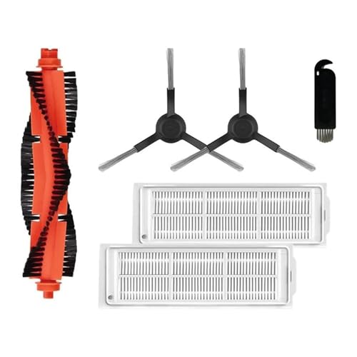 WKFBIFLY Kompatibel mit Xiaomi Mi Robot Vacuum-Mop Pro STYTJ02YM XMSTJQR2S, Ersatzteile, Hauptseitenbürste, Hepa-Filter von WKFBIFLY